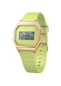 Ice Watch ice-watch , Chronograph »ICE digit retro - Small« Armbanduhr, Quarzuhr, Damenuhr, Silikonarmband, Datum , hellgrün , Trendiger Chronograph für Damen