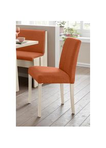 Inosign , Polsterstuhl »Hanau« () , orange + sandeichefarben