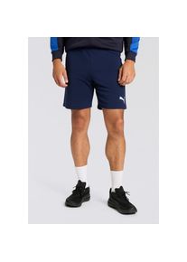 Puma , Trainingsshorts »TEAMRISE SHORT« , Peacoat-Puma White , N-Gr , XL -N-Gr , XL , Regular Fit