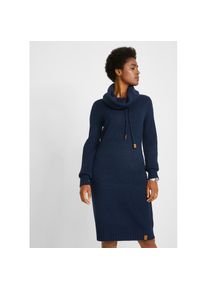 bonprix , Strickkleid »Strickkleid mit Schalkragen« Strickkleid mit Schalkragen , dunkelblau , N-Gr , 44/46 (L) -N-Gr , 44/46 (L) , Strickkleid mit...