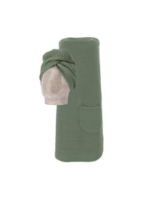 Vossen , Kilt »Wellness Set, ideal für Sauna & Spa, Hotelbademantel, Morgenmantel«, 2 Stk. Musselin, 1 Spa Dress +1 Turban in einem Set inkl....