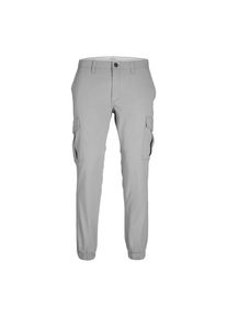 Jack & Jones Jack & Jones, Herren, Cargohose &raquo;JPSTMARCO JJJOE CUFFED&laquo;, Ultimate Grey, L&auml;nge 34, 32 -L&auml;nge 34, Ultimate Grey, Die Cargo-Hose zeichnet sich durch 