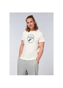 Chiemsee , T-Shirt , Star White , XXL (60/62) , XXL (60/62) , Chiemsee Herren-Shirt im Label- und Surf-Look
