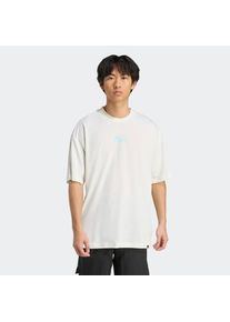 adidas Performance , T-Shirt »GFX TEE GLOB Q4« , Off White , XXL , XXL , Ein Oversize-Shirt mit CLIMACOOL, dass dich kühl und trocken hält und mit...