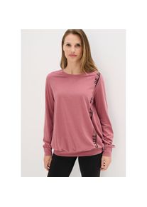 bonprix , T-Shirt , softbeere bedruckt , 48/50 (XL) , 48/50 (XL) , Sport-Langarmshirt im lässigen Loose Fit