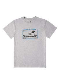 DC Shoes , T-Shirt »Olze« , Heather Grey , S , S , Stoff: feiner Jersey-Stoff