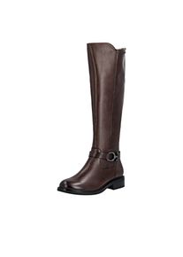 Remonte , Stiefel »Elisabeth Hurley-Collection« Langschaftstiefel, Klassik-Stiefel mit Innenreißverschluss , dunkelbraun , 38 , 38 , Modischer...