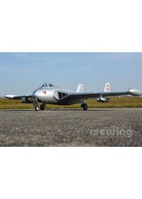 B-Ware Freewing DH-112 Venom EPO 1500mm silber High Performance PNP V2.1 - Transportschaden