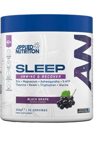 Applied Nutrition Sleep Unwind & Recover, 300 g Dose, Black Grape