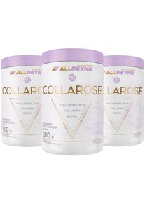 Allnutrition AllDeynn Collarose, 3 x 300 g Dose, Raspberry Wild Strawberry