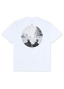 Polar Fill Logo Happy Sad T-Shirty white Męskie L