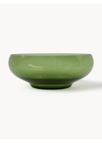 house doctor Misa ze szkła dmuchanego Jelly Zielony Szkło Ø 25 x 10 cm