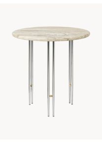 Gubi Rundt Sidebord IOI Beige, Sort Metal Ø 50 x H 50 cm