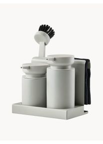 Zone Denmark Opvaskesæt Diish Varm Grå, 5-delt Grå Ø 8 cm x H 17 cm