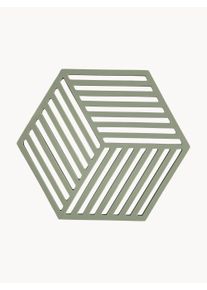 Zone Denmark Silicone Coaster Hexagon Green Plastic B 14 x L 16 cm