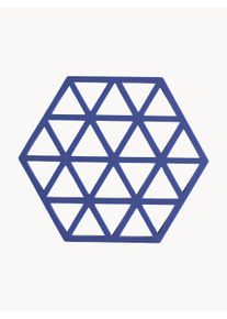 Zone Denmark Silicone Coaster Triangles Blue Plastic B 14 x L 16 cm