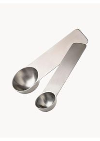 Zone Denmark Stainless Steel Measuring Spoon Set Singles, Set of 2 Grey B 4 x L 12 cm
