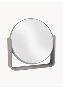 Zone Denmark Round Cosmetic Mirror Ume with Magnification Brown B 19 x H 20 cm