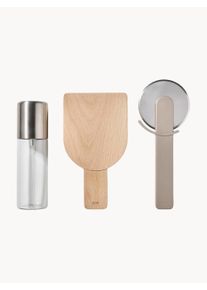 Zone Denmark Pizza Sæt Singles, Sæt af 3 Brun B 31 x H 22 cm