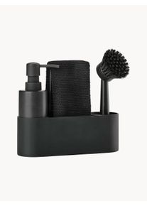 Zone Denmark Dishwasher Set Singles, 4-piece Black B 19 x H 22 cm