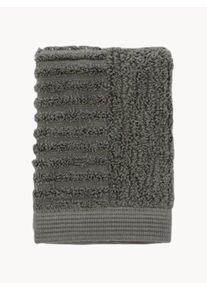 Zone Denmark Bomuldsbadehåndklæde Classic Grøn B 30 x L 30 cm
