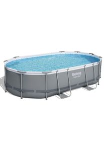 Bestway Power Steel Oval 16ft x 10ft x 42in Pool (10,949L) with Flowclear - BW56448