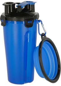 KERBL Pet Futter-/Wasserbehälter, blau, 2x350ml