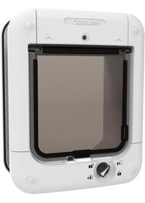 Closer Pets Cat Mate Microchip Katzentüre, weiß