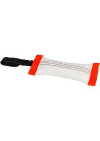 KERBL Pet Trainingsdummy mit Schlaufe, weiß/orange, 30x8,5cm