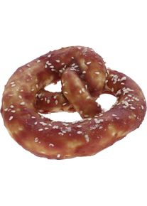 KERBL Pet Rinderhaut Breze mit Ente, 10x10cm, 75g