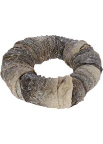 KERBL Pet Rinderhaut Ring mit Fisch, 17cm, 220g