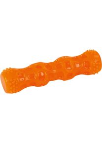 KERBL Pet ToyFastic Squeaky Spielstock, orange, 18xØ4cm