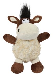 KERBL Pet Shaggy Chenille Hundespielzeug, Esel 24cm