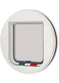 Closer Pets Cat Mate 4-Wege Katzentüre für Glasscheiben, weiß