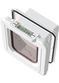 Closer Pets Cat Mate Elite Microchip Katzentüre, weiß