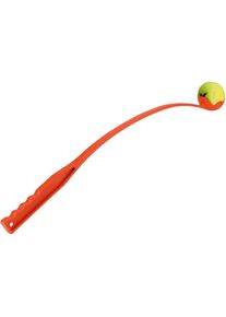 KERBL Pet Maxi Speed Weitwurfstab mit Tennisball, 65cm