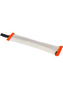 KERBL Pet Trainingsdummy mit Schlaufe, weiß/orange, 50x10cm