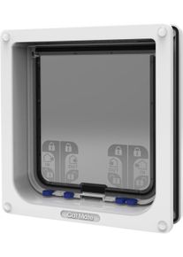 Closer Pets Cat Mate XL 4-Wege Katzentüre, weiß