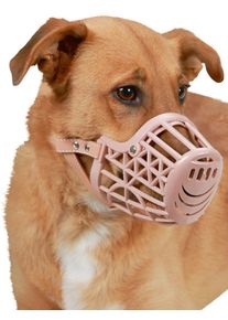 KERBL Pet Kunststoff Maulkorb, braun, Gr. 1, U18cm, Korbtiefe 4cm