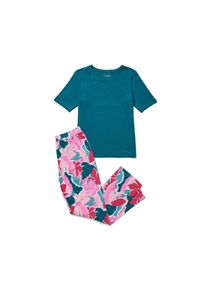 Tchibo - Pyjama-Set - Damen - Gr. S - petrol