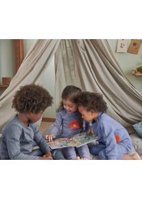 Tchibo - Kleinkind-Rippenleggings mit Schlag - Mädchen - Gr. 110/116 - lila