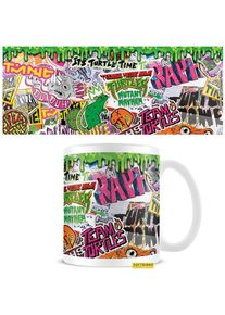 Pyramid Tortues Ninja mug Mutant Mayhem Graffiti, Tasse, Mehrfarbig