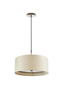 Elstead Lighting, Pendelleuchte, Sienna Hängeleuchte E27 3-fach Creme (E27)