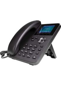 AGFEO T 14 - VoIP-Telefon - SIP - 2 Leitungen, Telefon, Schwarz
