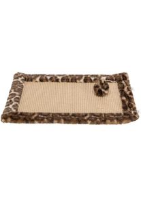 Beeztees Cat Scratching Mat Leo, 55 × 35 cm, brown, Katzenspielzeug