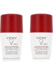 Vichy, Deo, 2er-Set Deodorants Clinical Control 96h - 2 x 50 ml (Roll-on, 100 ml)