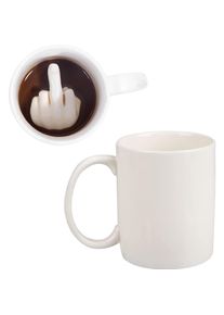 Mad Monkey Tasse "UP YOURS", Tasse, Weiss