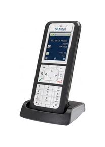 MITEL 632 (V2) DECT Phone, Telefon, Schwarz, Silber