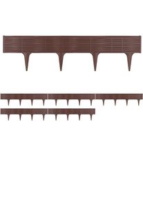 Deuba Beeteinfassung Braun 3,9m