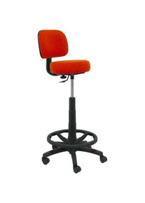 Piqueras y Crespo, Bürostuhl, Ergonomischer Hocker P&C Llanos bali Mit Rädern Orange